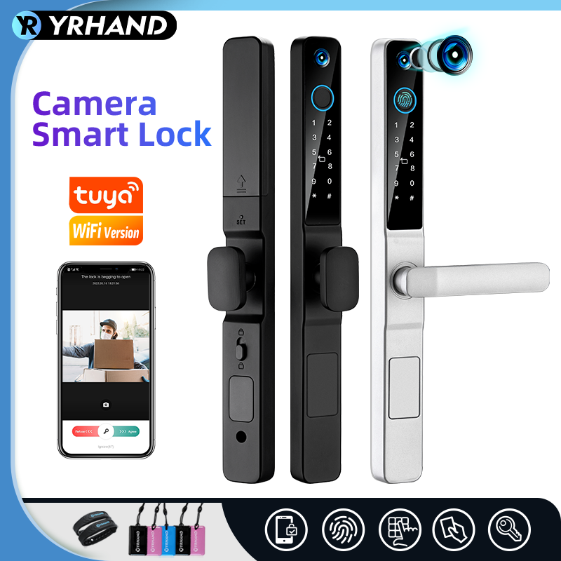 Smart Garden Door Lock - YRHAND IP66 열쇠가없는 고양이 눈 방수