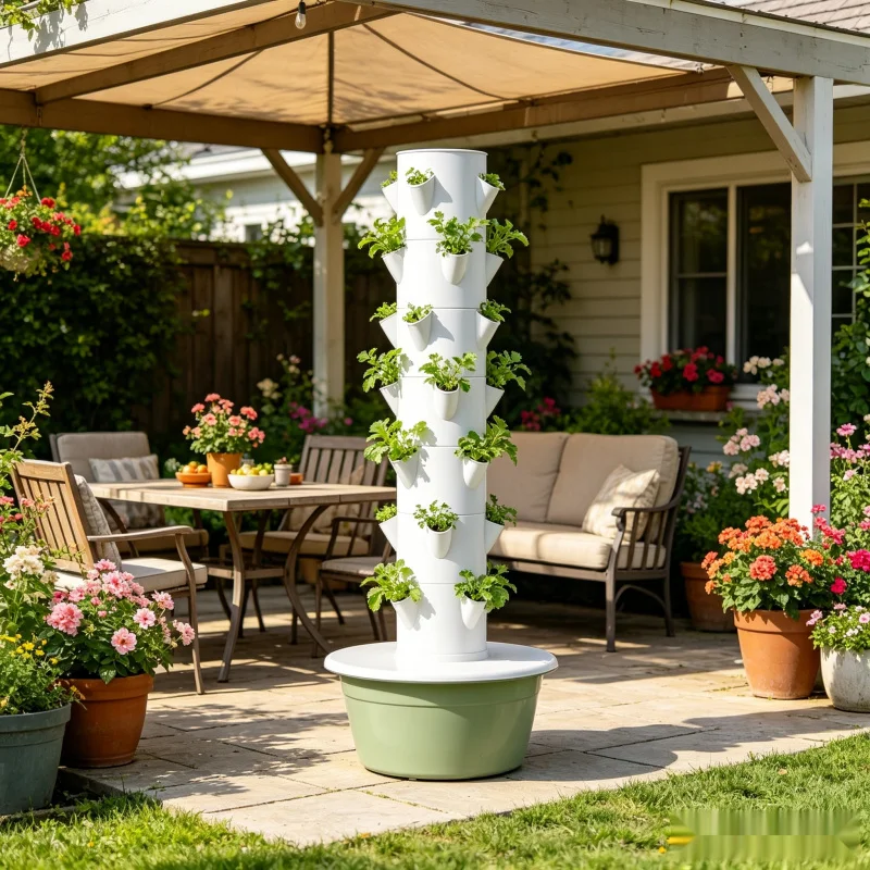 Smart Garden Vertical - 7층 스페이스트리 수직 수경 재배 정원