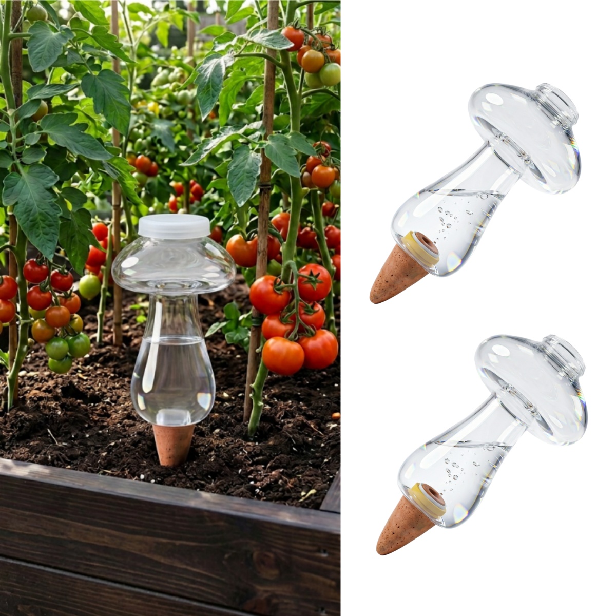 Plant Watering Globe - 300ml 실내 식물용 자동 급수 글로브,