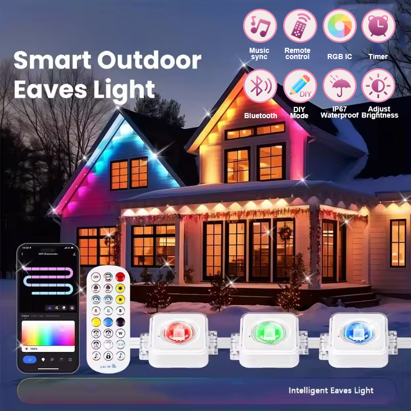 Smart Garden Led Lights - 150피트 100피트 50피트 영구 실외 조명