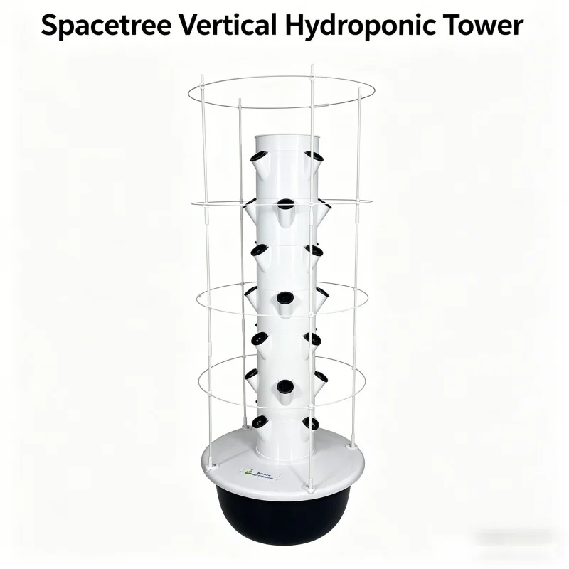 Smart Garden Vertical - 스마트 수직 수경 재배 타워 실내