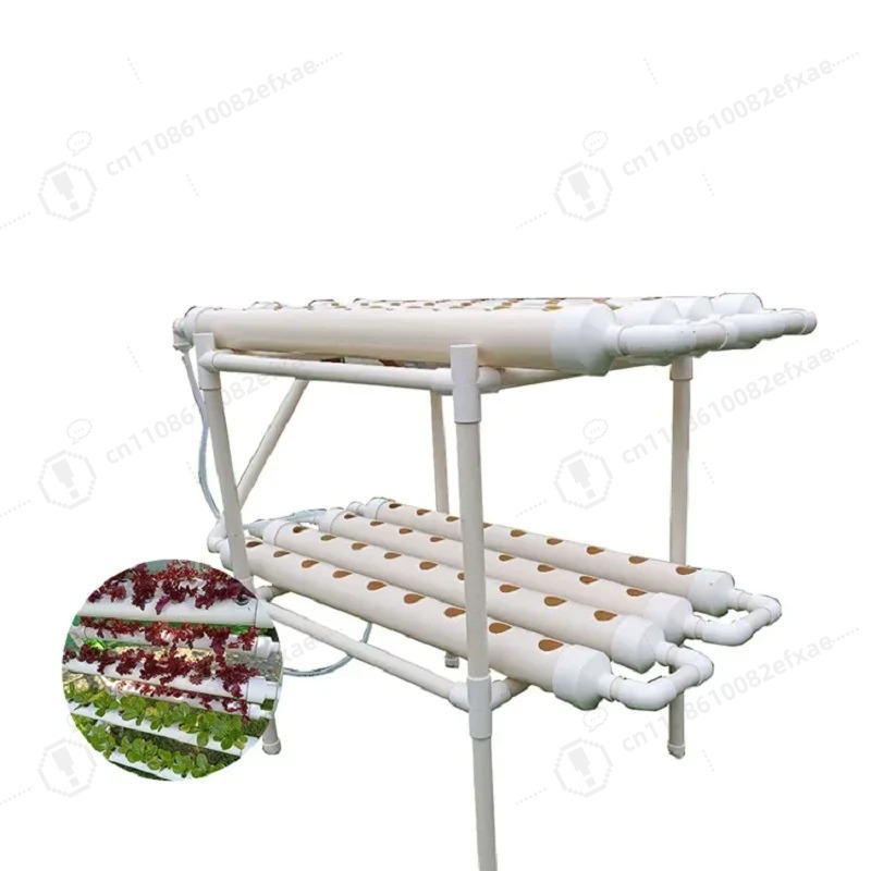 Smart Garden Hanging Baskets - NFT 채널 수경재배 시스템, 2단, 72홀,