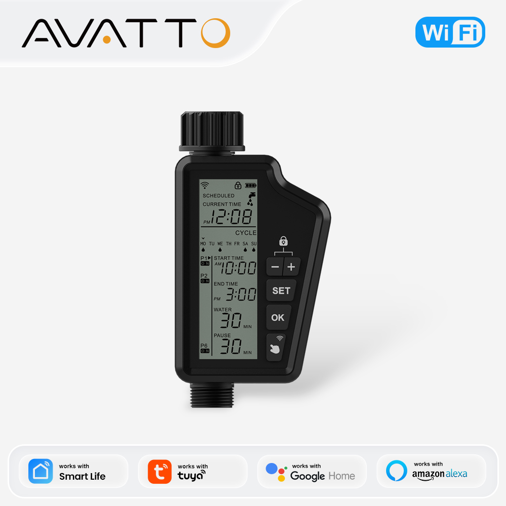 Smart Garden Products - MIUCDA 타이머 정원 관개용 큰 LCD