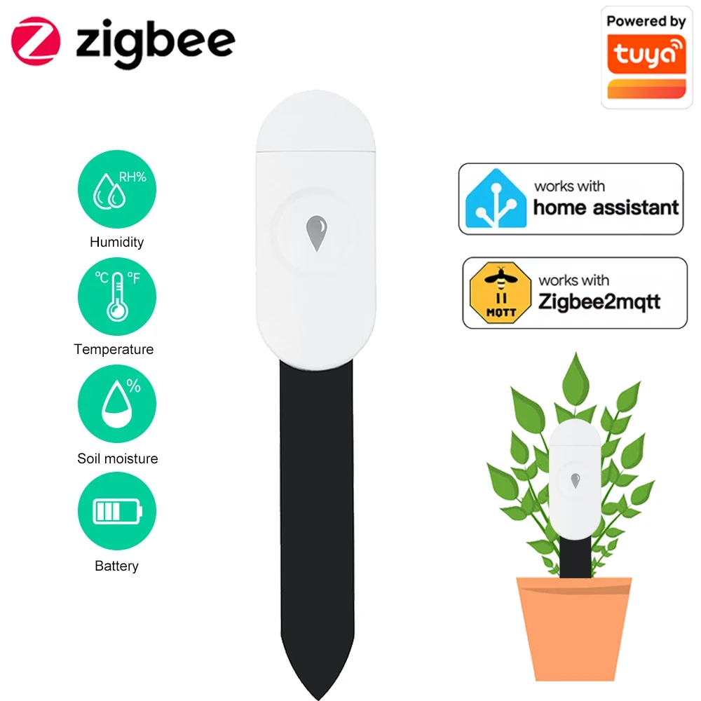 Smart Garden Products - Tuya Zigbee 온도 습도 수분 감지기