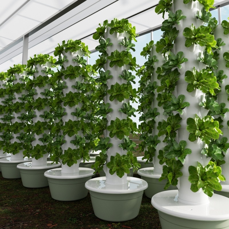 Smart Garden Vertical - 2024년형 스마트 저비용 수직형 타워 온실