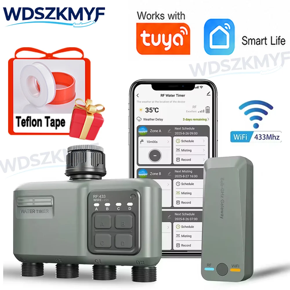Smart Garden Products - WiFi RF433 스마트 정원 스프링클러 물