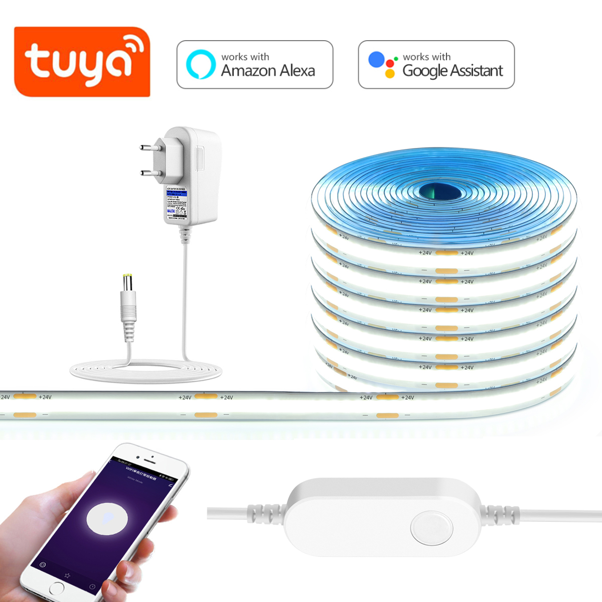 Smart Garden Led Lights - 3M 5M 10M 24V COB LED