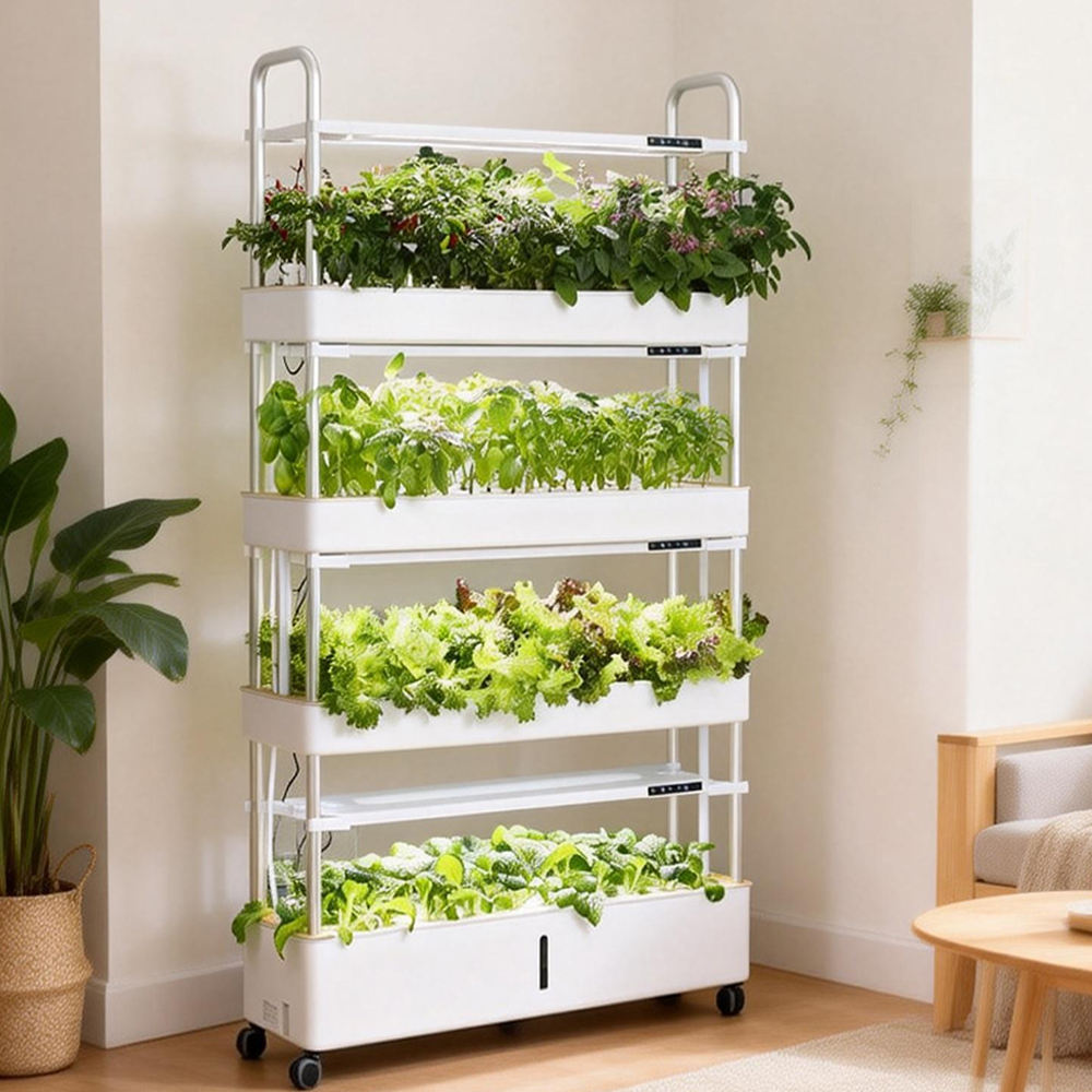 Smart Garden Vertical - 실내 스마트 수직 농업 장비 수경