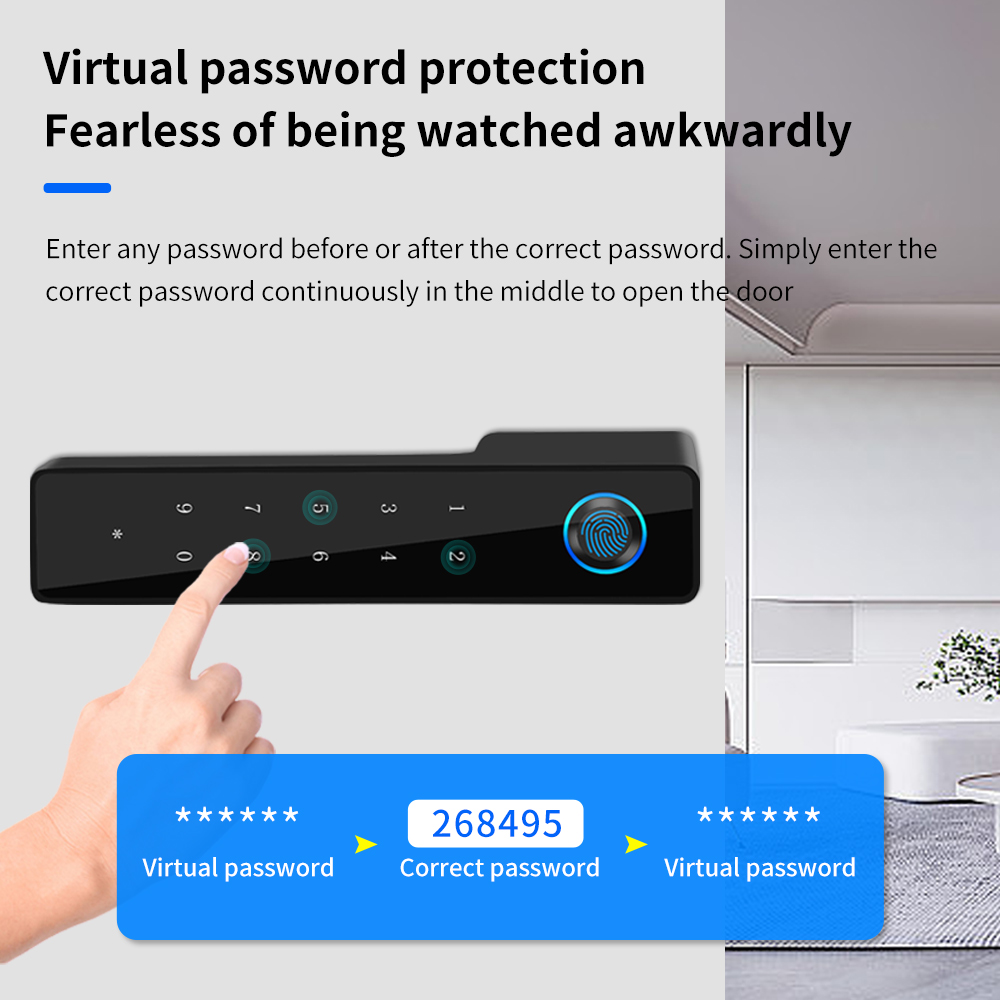 미니멀리스트 전자 지문 무음 도어락 투야 앱 지원 침실 - Smart Garden Door Lock 리뷰 및 가격