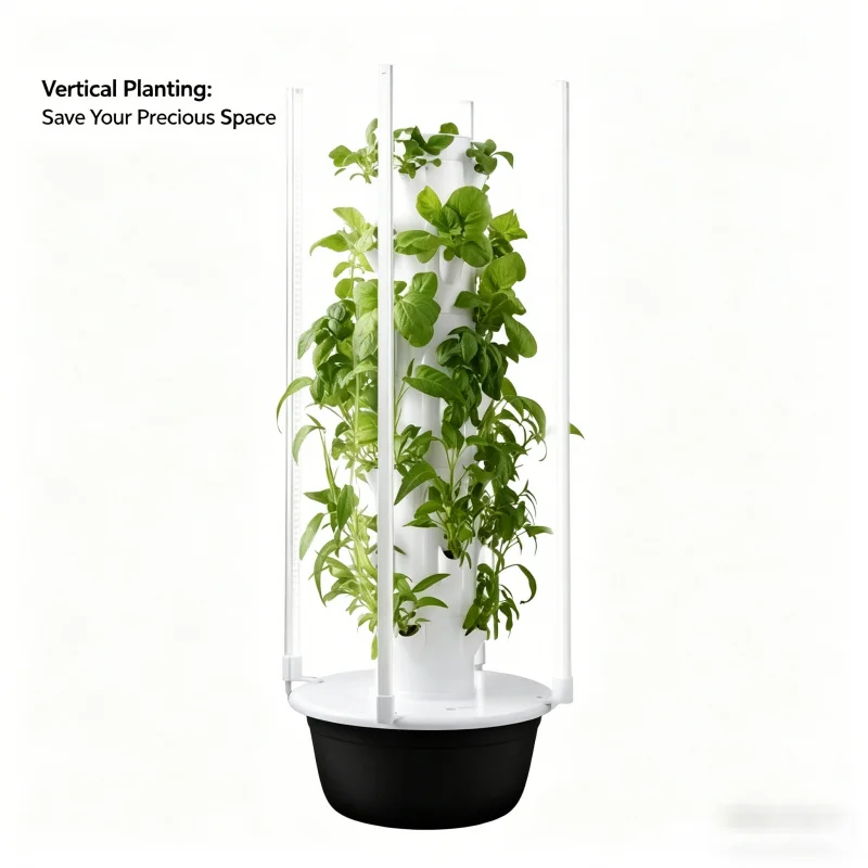 5층 스페이스트리 수경재배 타워 실내 스마트 채소 허브 - Smart Garden Vertical 리뷰 및 가격