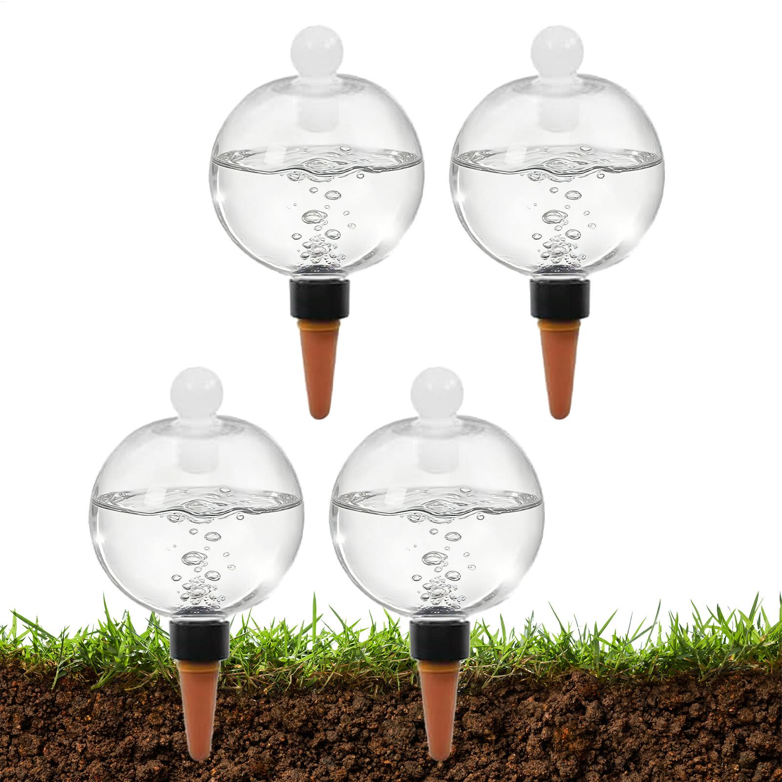 식물 급수용 전구 4개 500ml 투명 자동 급수 글로 - Plant Watering Globe 리뷰 및 가격