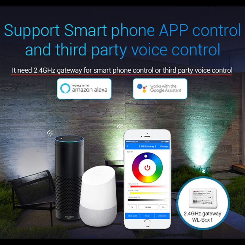 RGB CCT 스마트 야외 LED 램프, 정원용 조경  - Smart Garden Led Lights 리뷰 및 가격
