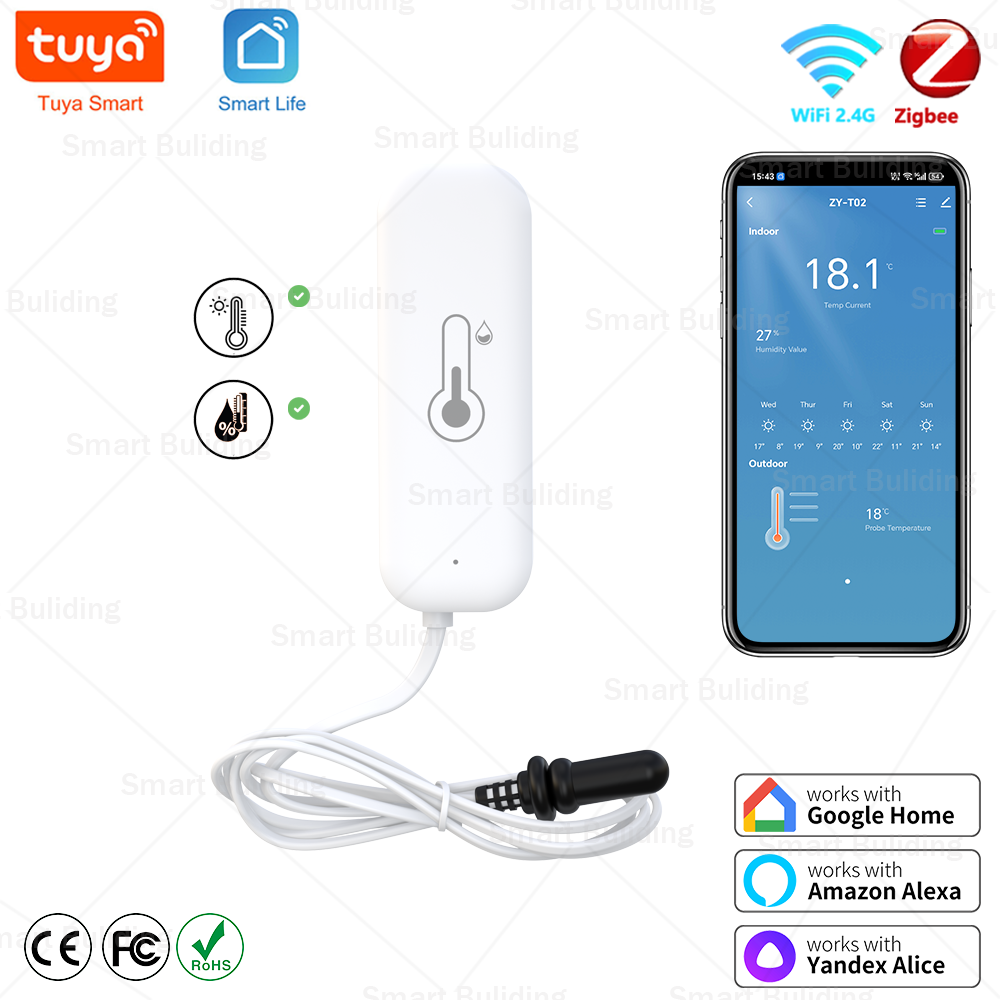 Tuya Zigbee WiFi 온도 습도 센서(외부 프 - Smart Garden Click And Grow 리뷰 및 가격