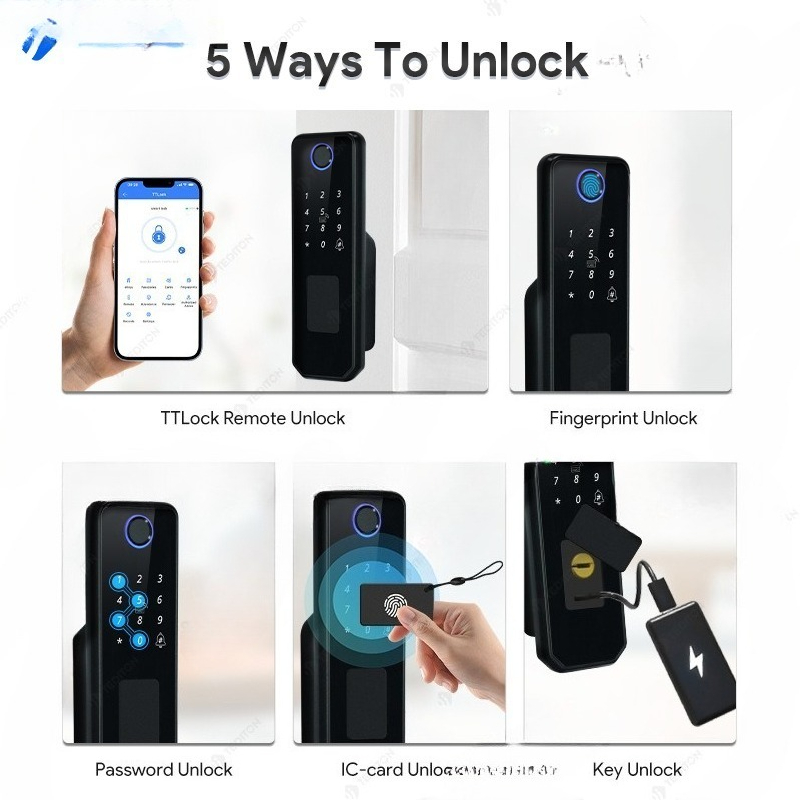 양면 지문 방수 무선 스마트 정원 자물쇠, 야외 자외선 - Smart Garden Door Lock 리뷰 및 가격