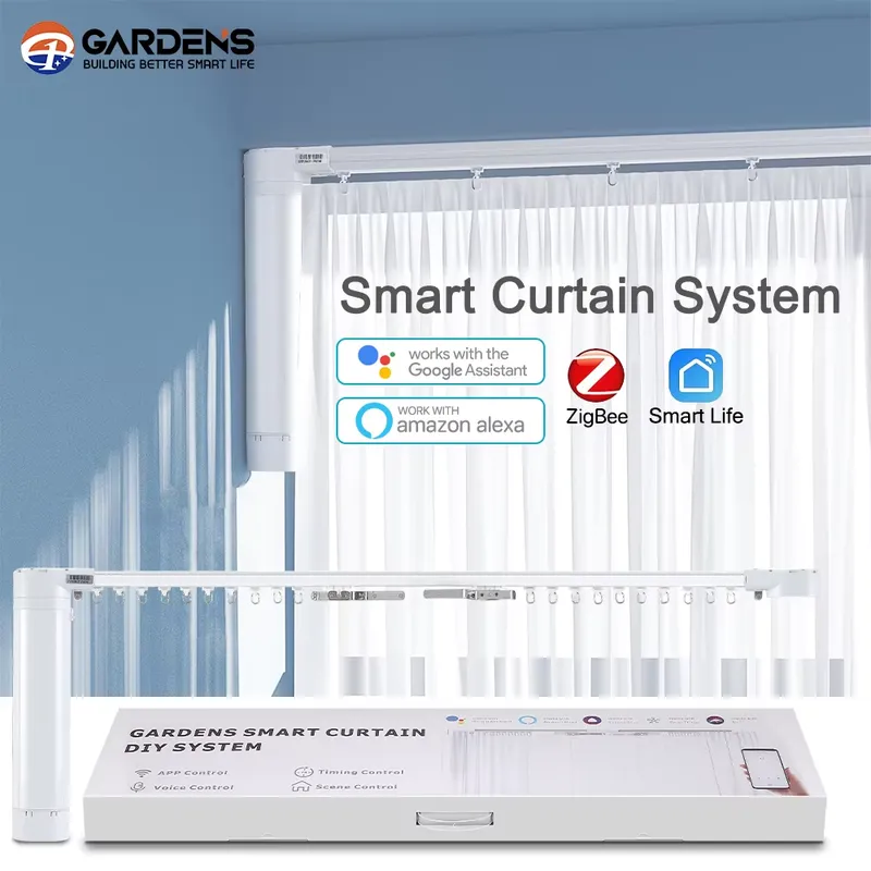 정원 스마트 홈 오피스 알루미늄 커튼 트랙 세트 커튼  - Smart Garden Offices 리뷰 및 가격