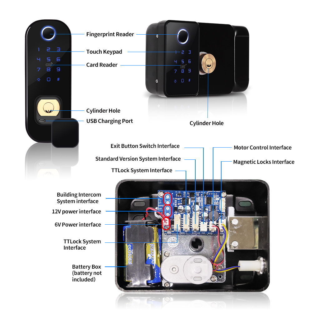 TTLOCK 앱 야외 스마트 잠금 듀얼 사이드 지문 테 - Smart Garden Door Lock 리뷰 및 가격