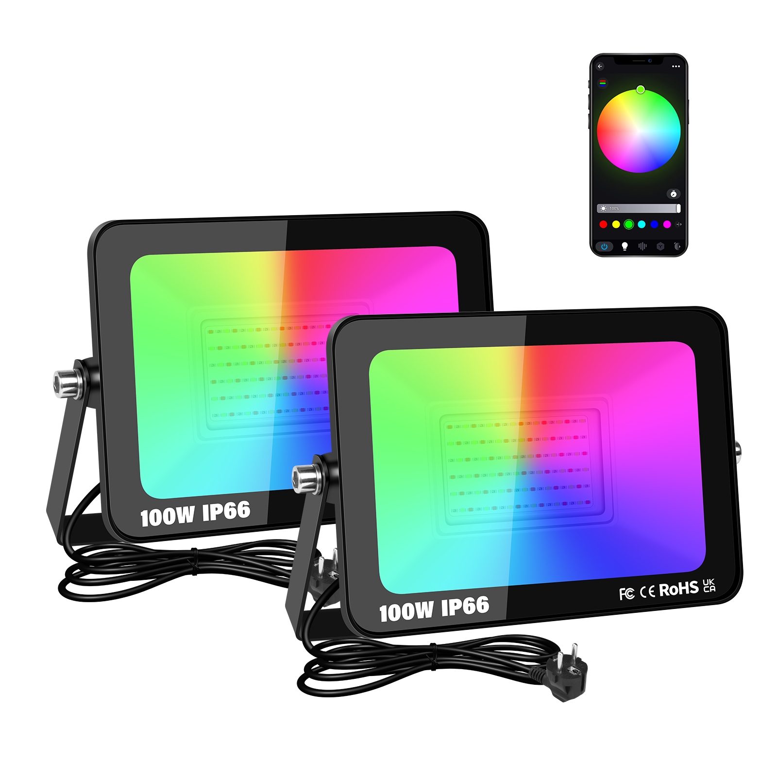 SKYWORLD APP RGB 스마트 투광 조명(플러그 - Smart Garden Led Lights 리뷰 및 가격