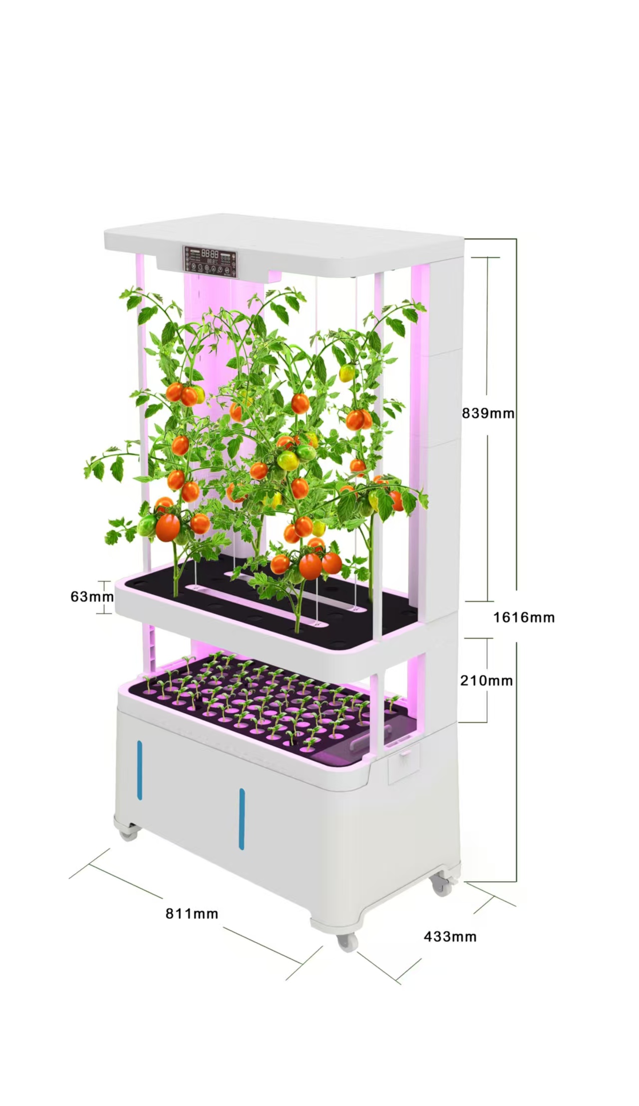 첨단 수직 농업 수경 재배 채소 재배용 가정용 스마트  - Smart Garden Vertical 리뷰 및 가격