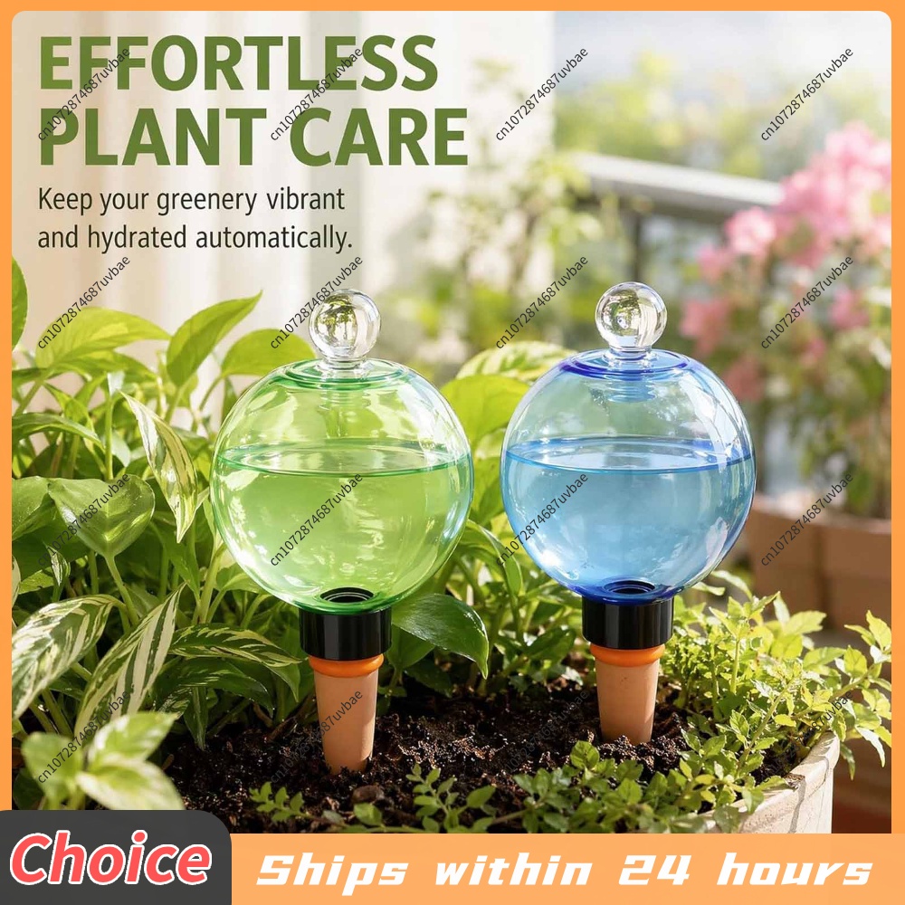 자동 급수 스파이크(뚜껑 분리 가능) 컬러 글로브 50 - Plant Watering Globe 리뷰 및 가격