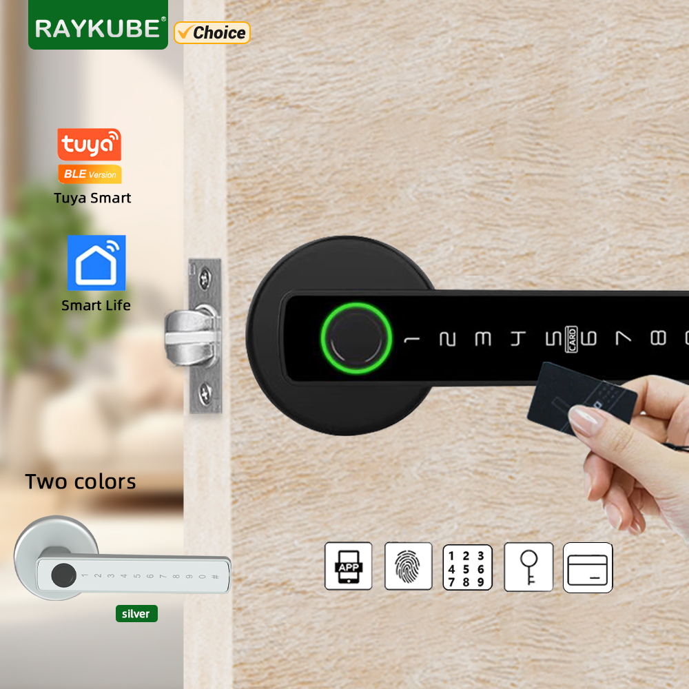 RAYKUBE M5 Tuya BLE 스마트 지문 도어  - Smart Garden Door Lock 리뷰 및 가격
