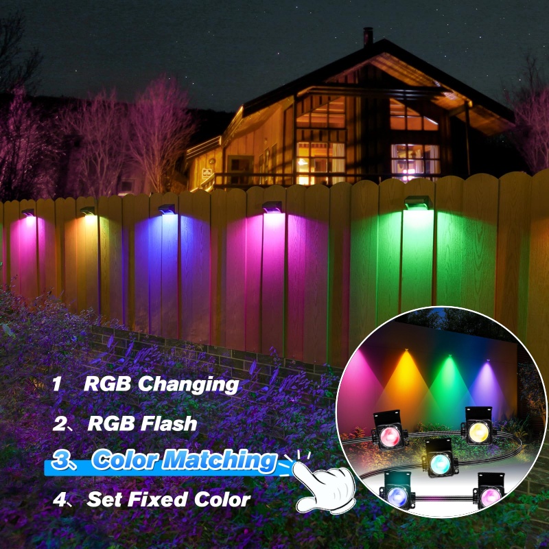 영구 야외용 RGBCW 처마 조명 LED 스트링 램프  - Smart Garden Led Lights 리뷰 및 가격