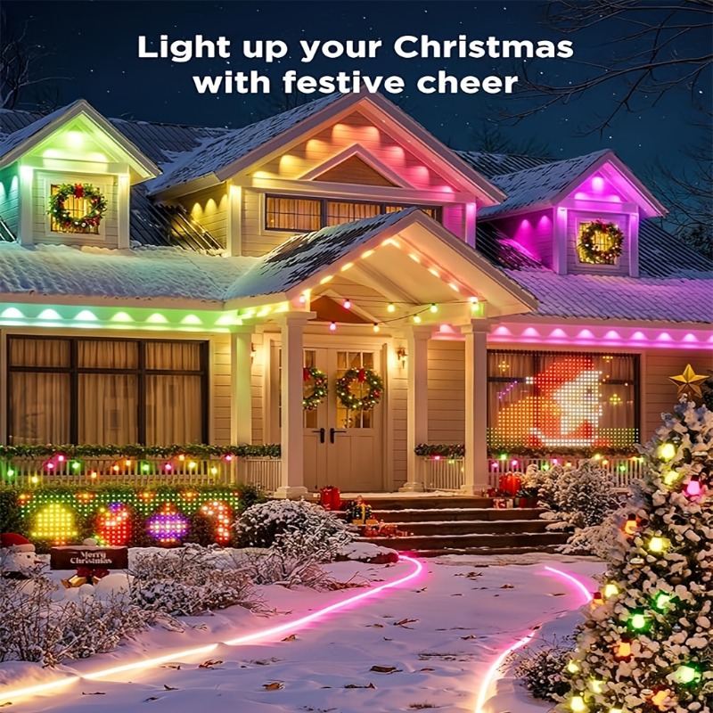150피트 100피트 50피트 영구 실외 조명 75가지 - Smart Garden Led Lights 리뷰 및 가격