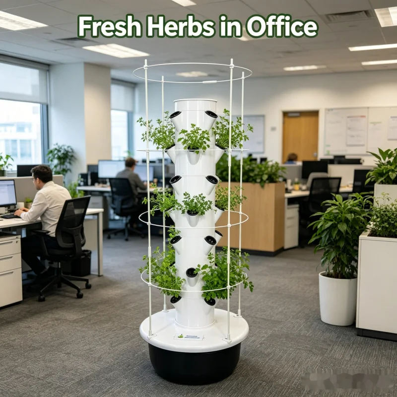 스마트 수직 수경 재배 타워 실내 정원 시스템 - 가정 - Smart Garden Vertical 리뷰 및 가격