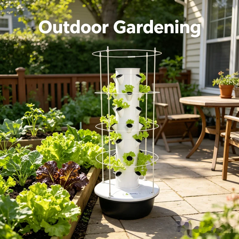 스마트 수직 수경 재배 타워 실내 정원 시스템 - 가정 - Smart Garden Vertical 리뷰 및 가격