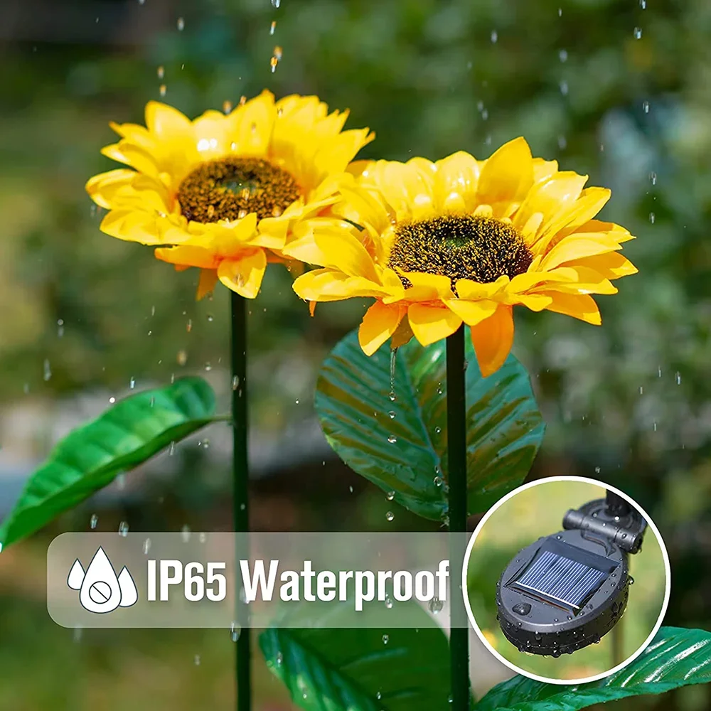 시뮬레이션 야외 태양 해바라기 스마트 감지 정원 조명  - Smart Garden Led Lights 리뷰 및 가격