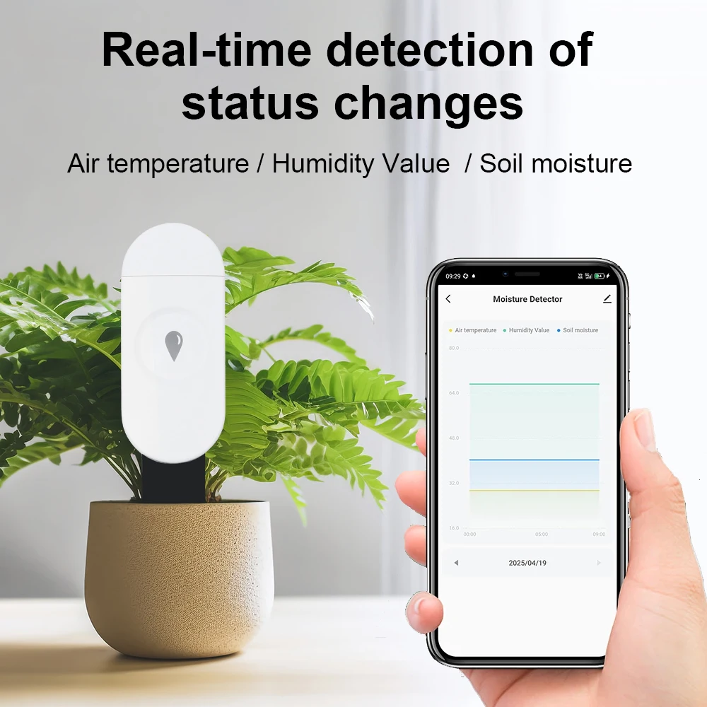 Tuya Zigbee 온도 습도 수분 감지기 스마트 토 - Smart Garden Products 리뷰 및 가격