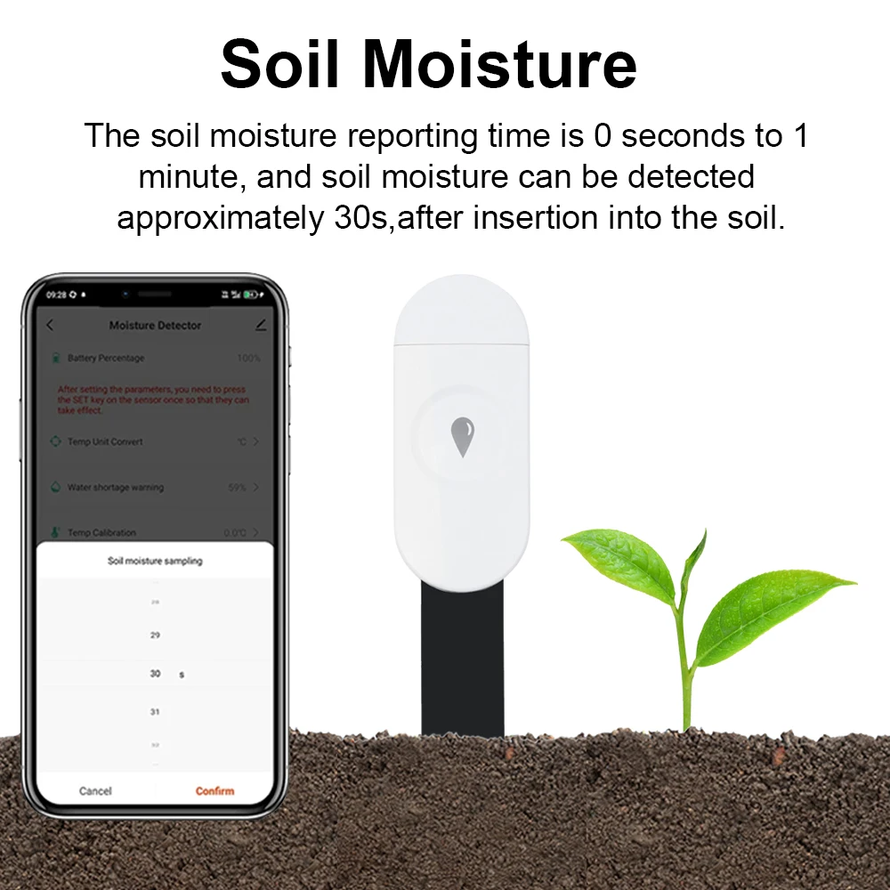 Tuya Zigbee 온도 습도 수분 감지기 스마트 토 - Smart Garden Products 리뷰 및 가격