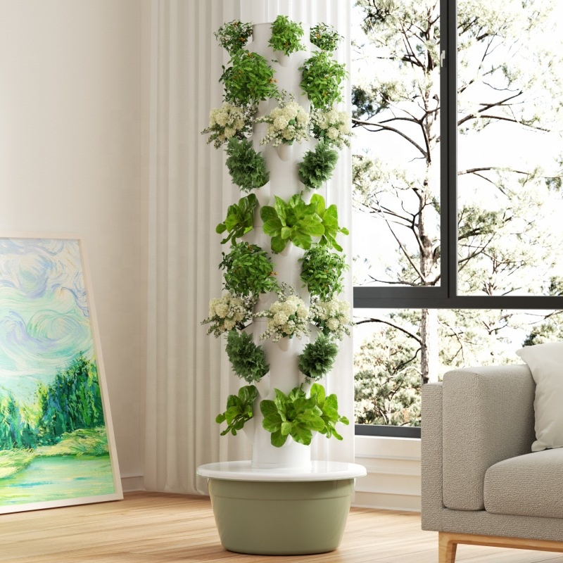2024년형 스마트 저비용 수직형 타워 온실 수경재배  - Smart Garden Vertical 리뷰 및 가격