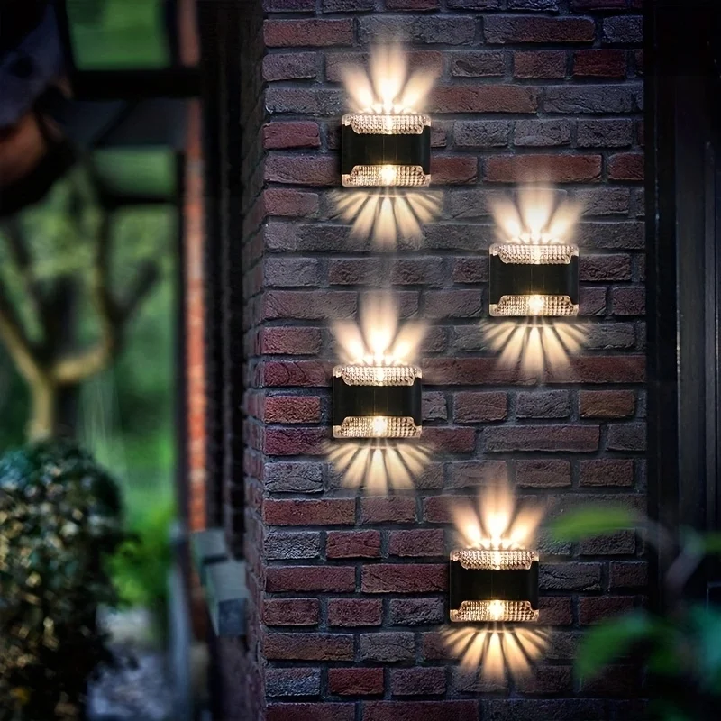 4개입 태양광 벽등: 실외 LED 입구등, 방수, 정원 - Smart Garden Led Lights 리뷰 및 가격