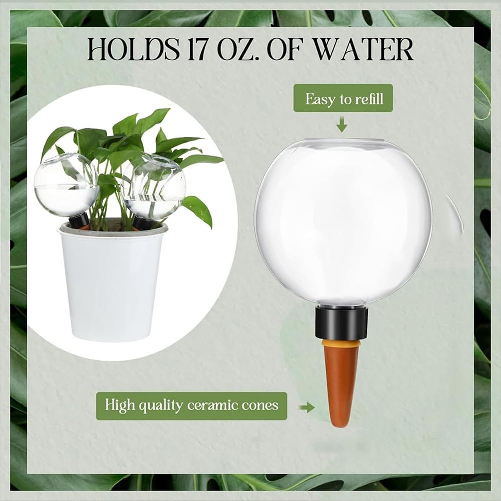 500ML 자동 급수 글로브 점적 관개 시스템 자동 급 - Plant Watering Globe 리뷰 및 가격