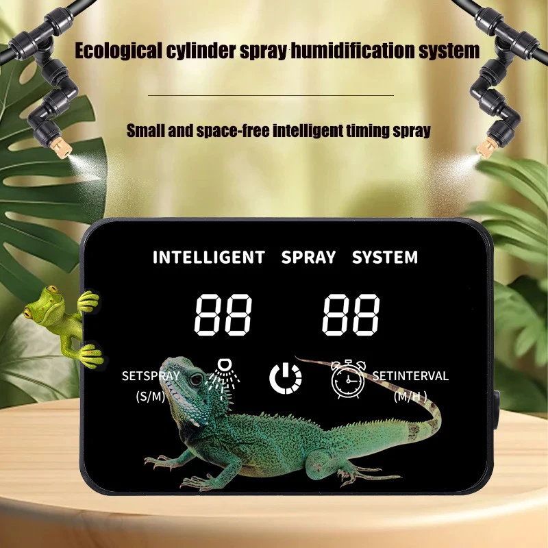 지능형 파충류 스프레이 관개 타이머 시스템 미스트 열대 - Smart Garden Click And Grow 리뷰 및 가격