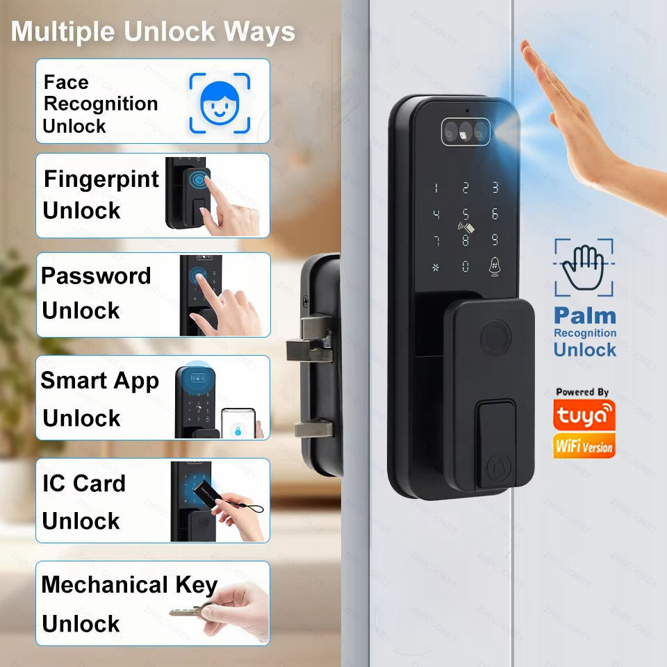 스마트 투야 와이파이 앱 블루투스 도어락, 손바닥 정맥 - Smart Garden Door Lock 리뷰 및 가격