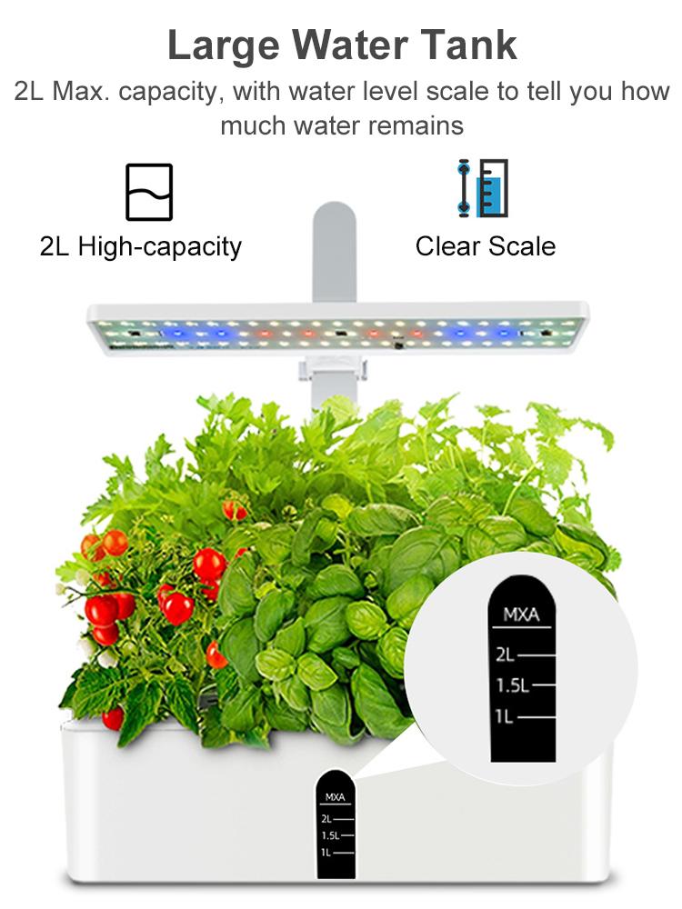스마트 수경 재배 시스템 실내 정원 키트, 높이 조절  - Smart Garden Click And Grow 리뷰 및 가격