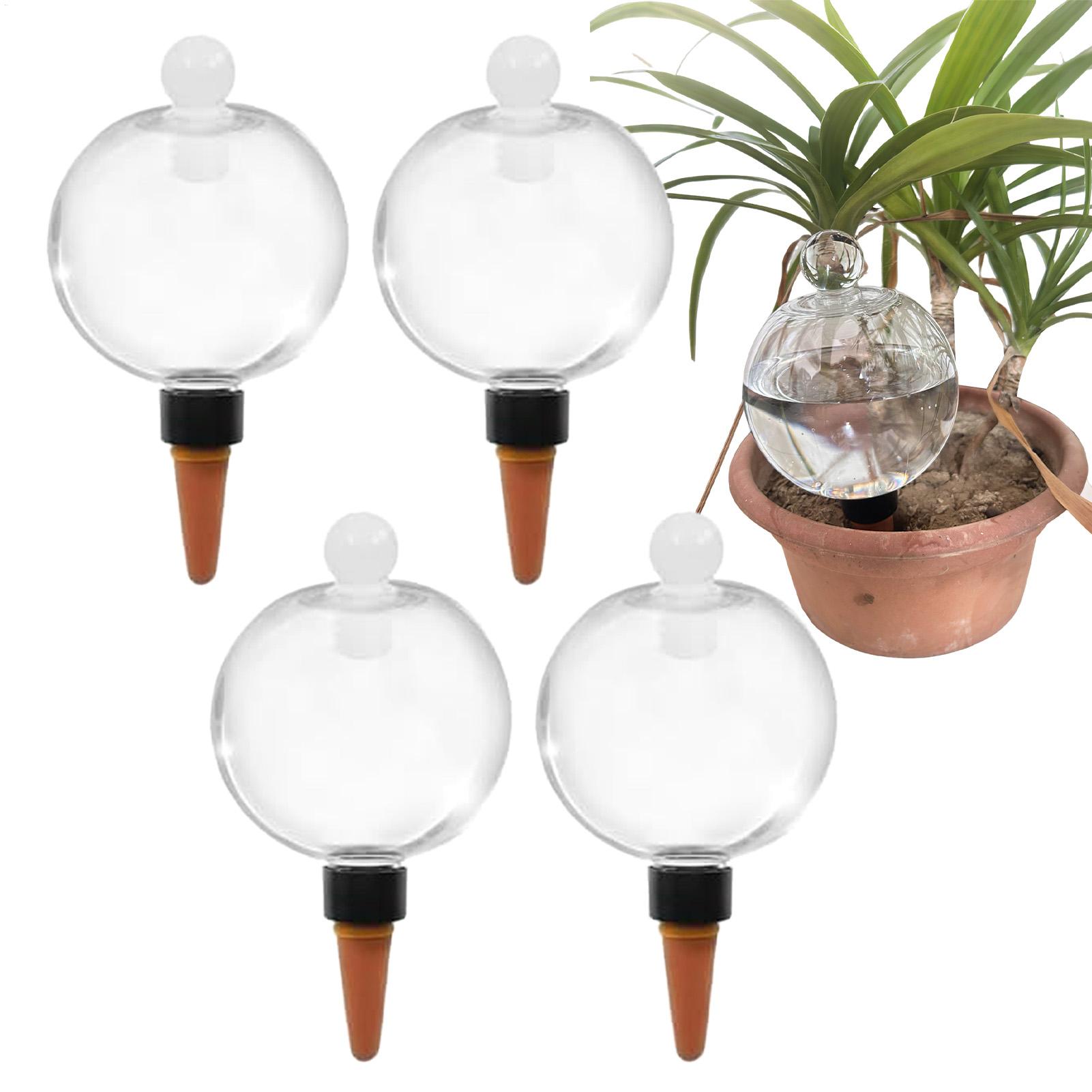 4개 플라스틱 자동 식물 급수 볼 500ml 구형 자동 - Plant Watering Globe 리뷰 및 가격