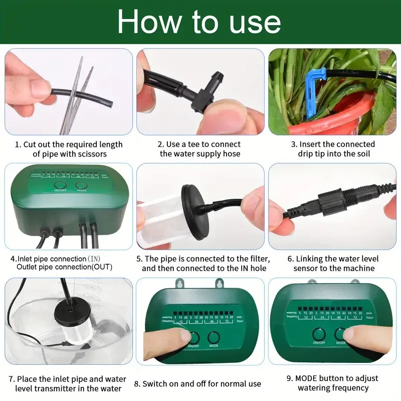냄비 식물을위한 내장 1800mAh 배터리 관개 기능이 - Smart Garden Click And Grow 리뷰 및 가격