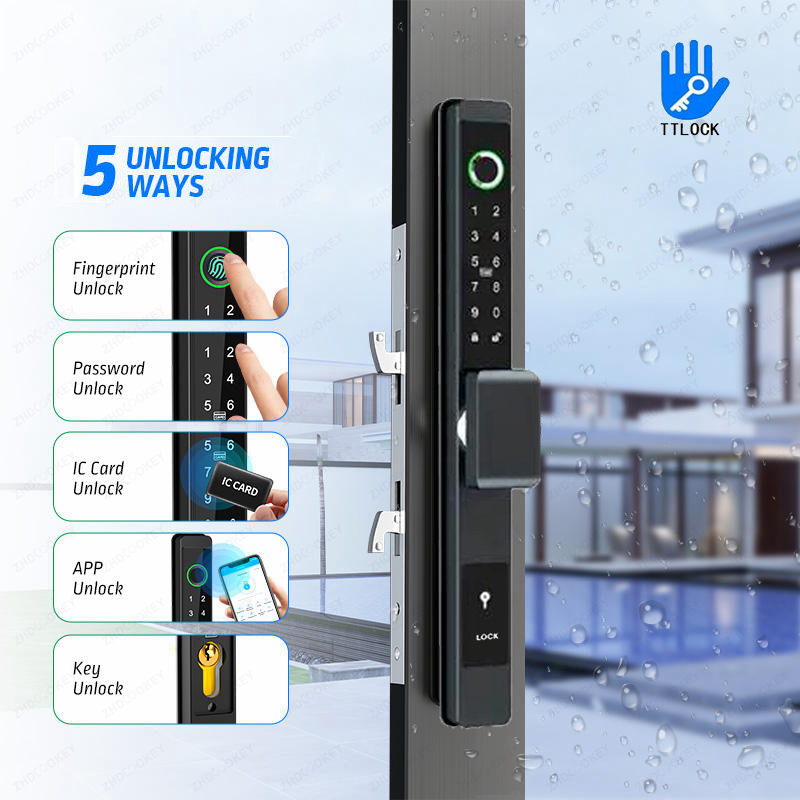ZHDCOOKEY 생체 인식 디지털 도어락 방수 TTL - Smart Garden Door Lock 리뷰 및 가격