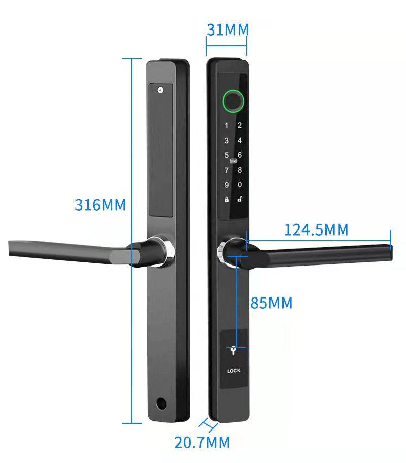 ZHDCOOKEY 생체 인식 디지털 도어락 방수 TTL - Smart Garden Door Lock 리뷰 및 가격