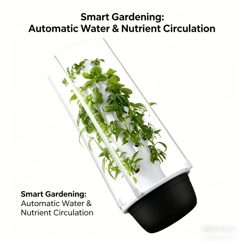 스페이스트리 수직 수경 재배 타워 스마트 채소 재배기  - Smart Garden Vertical 리뷰 및 가격