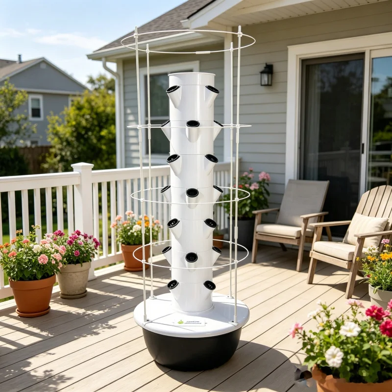 5층 스페이스트리 수직 수경재배 타워 홈 스마트 채소  - Smart Garden Vertical 리뷰 및 가격