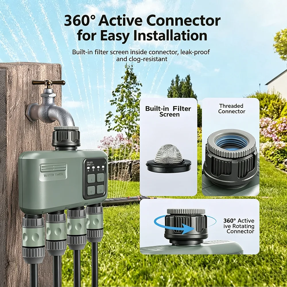 WiFi RF433 스마트 정원 스프링클러 물 타이머  - Smart Garden Products 리뷰 및 가격