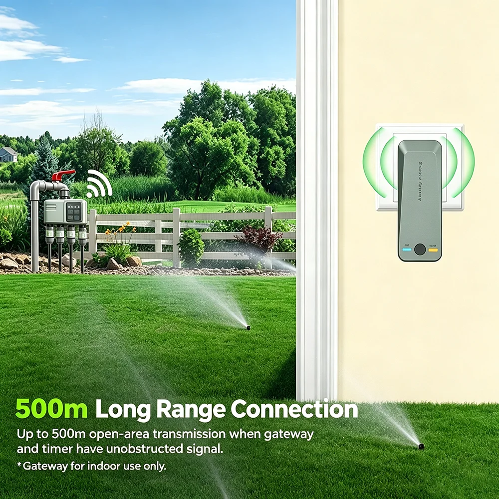 WiFi RF433 스마트 정원 스프링클러 물 타이머  - Smart Garden Products 리뷰 및 가격