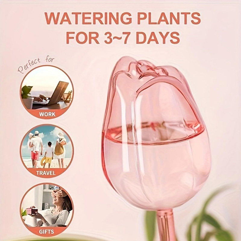 정원 튤립 식물 물주기 볼 실내외 식물용 자동 식물 물 - Plant Watering Globe 리뷰 및 가격