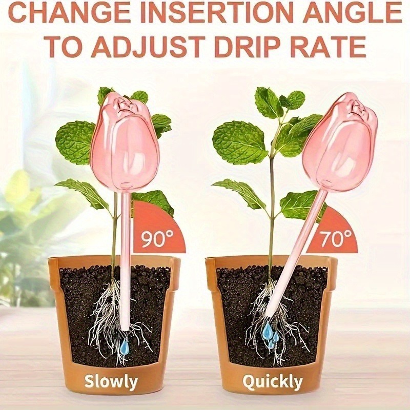 정원 튤립 식물 물주기 볼 실내외 식물용 자동 식물 물 - Plant Watering Globe 리뷰 및 가격