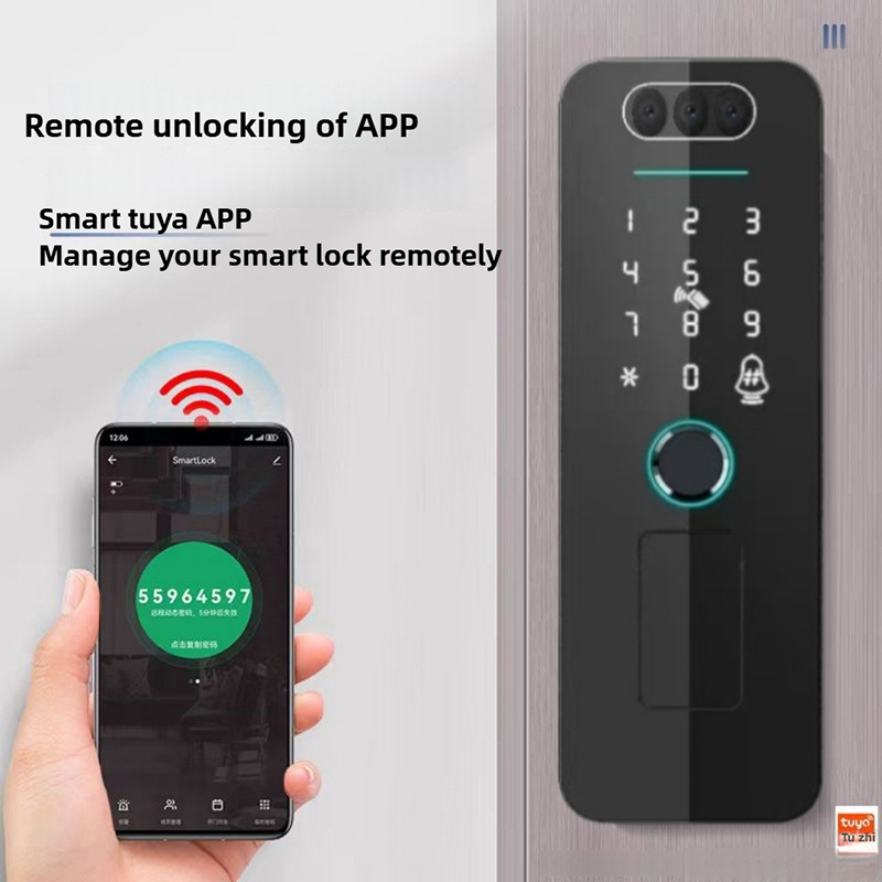 Tuya Wifi SmartLife 3D 얼굴 인식 스 - Smart Garden Door Lock 리뷰 및 가격