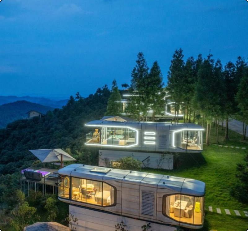 맞춤형 우주 캡슐 하우스 정원 사무실 파노라마 창문 강 - Smart Garden Offices 리뷰 및 가격