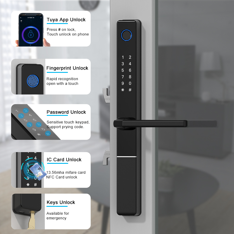 유로 92/85/72mm Tuya wifi 스마트 홈  - Smart Garden Door Lock 리뷰 및 가격